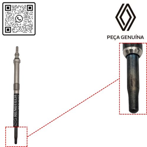 RN 445627-OK4 8200445627 VELA DE PRE-AQUECIMENTO MASTER 2.5 G9U ORIG -x4- 2